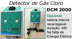 Detector de Gás Cloro - DCM 2000